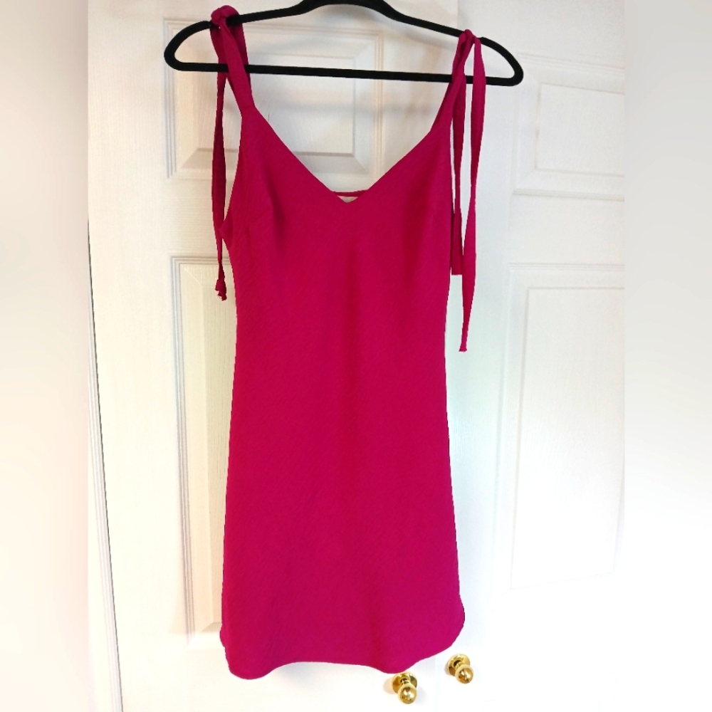Audrey 3+1 Mini Dress In Fuschia